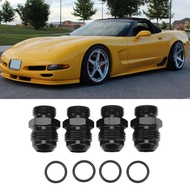 Aumotop ORB Male Fitting High Strength Adapter for Fuel Pump  Oil Cooler 1500PSI -65 252℉ 4Pcs Unive