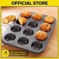 Annil New Cupcake / Muffin / Egg Tart 12 Mold Non Stick Baking Pan Molder Tray