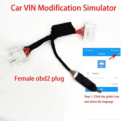 Car VIN Modification Simulator America Frame Number Simulator 17 Digit obd Simulator work with Andro