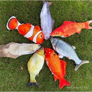 Fish Plush Electric Toy Jumping Fish Simulation Toy Electric Swinging Fish