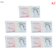 Fre SHENG 5 Bundles 1:12 Dollhouse Miniature Play Money Mini Doll House Banknotes