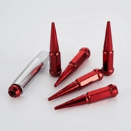 CJ7F 24+1 สลักล้อแบบกระสุน เหมาะสำหรับ Jeep Wrangler M14x1.5 Hex 19mm ความยาวรวม 112mm 3M0H6