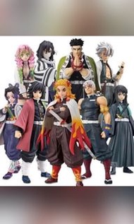 柱合 全新 BANPRESTO 鬼滅之刃 鬼殺隊 原色 炎柱霞柱蟲柱音柱岩柱風柱戀柱蛇柱水柱 九柱 組立式 景品 標準盒 眼鏡廠 DXF KIMETSU NO YAIBA DEMON SLAYER F