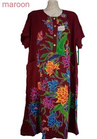 daster kencana ungu ld 130 jumbo/ daster kekinian /daster motif baru