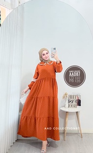 GAMS CRINKLE URAGIRI RENDA SUSUN // GAMIS CRINKLE RUBIAH // GAMIS RUBIAH ORI IMPORT // GAMIS CRINKLE