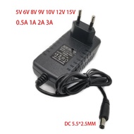 AC 110-240V DC 5V 6V 8V 9V 10V 12V 15V 0.5 1A 2A 3A Universal Power Adapter Supply Charger adapter Eu Us for LED light strips-Shief