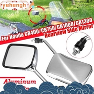 Motorcycle Handlebar Rear View Side Mirror Rearview Mirrors for Honda CB400 VTEC 1 2 3 4 CB-1 VTR250 CB VTR 400 CB750 yehengh