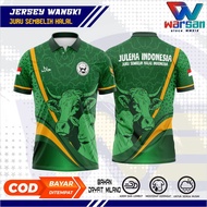 WANGKI JULEHA INDONESIA FULLPRINTING JERSEY T-SHIRT/ JURU SEMBELIH HALAL JULEHA ASOSIATION JERSEY/