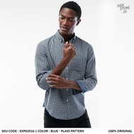 EXPRSS SLIM SOFT WASH PLAID BUTTON-DOWN SHIRT ORIGINAL EXP02016