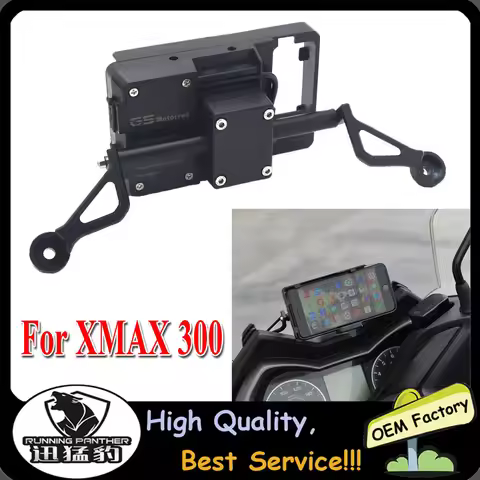 New GPS Smart Phone Navigation Mount Mounting Bracket Adapter Holder FOR YAMAHA X-MAX 300 XMAX 300 X
