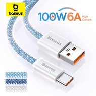 Baseus สายชาร์จ USB-C USB Type C, สายชาร์จเร็ว PD 100W สำหรับ Huawei Samsung Xiaomi Type-C สาย USB