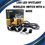 L150 LED Spotlight Wireless Switch with 6 Mode Spotlight with HORN FLASHING LIGHT Fog light Cable se