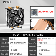 JGINYUE B6S-99 6 Heat-Pipe CPU Air Cooler TDP 150W CPU for Intel® X79/X99 Motherboard LGA2011/2011-3
