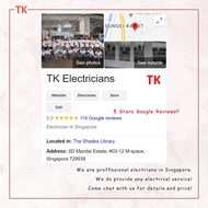 [TKShop] TK Electrical Service installation or replacement smart home power socket ceiling light fan power point