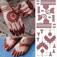 Zhengxiang Brown Lace tattoo Sticker Waterproof henna tattoo Temporary henna tattoo