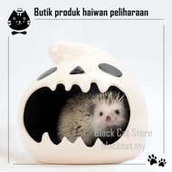 Ghost Shaped Ceramic Hedgehog House Squirrel Cooling House Golden Hamster