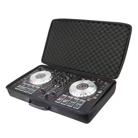 DJ Controller Travel Case Hard Case 50x30x8cm Portable 2 Channel DJ Controller Storage Bag for DDJ F