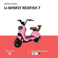 Sepeda Listrik Uwinfly RF7 Redfish 7 Moped Electric Bike Garansi SNI