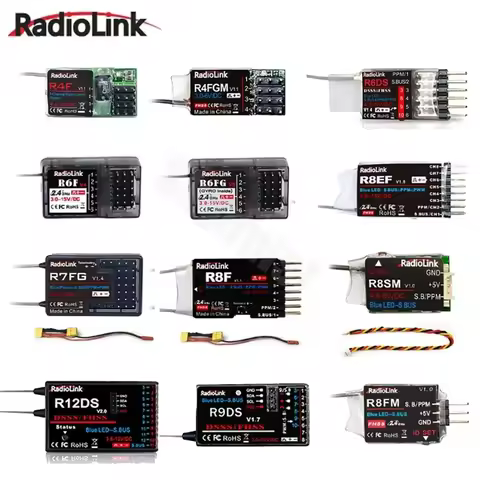 Radiolink R12DSM R12DS R9DS R8SM R8EF R8FM R7FG R6DSM R6DS R6FG R6F R4FG R4F Rc Receiver 2.4G Signal