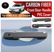 🔥SG SELLER🔥Honda VEZEL HR-V HRV 2021 2022-Present Front Door Handle Cover Carbon Fiber Accessories