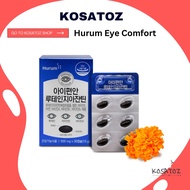 Hurum Eye Comfort Lutein Zeaxanthin Eye Nutrition Macular Degeneration 500mg x 30capsules,1Box