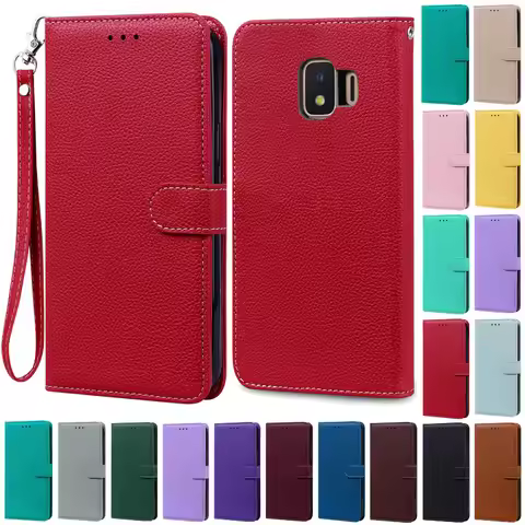 J2 Case For Samsung Galaxy J2 Case J2 2018 J250 SM-J250F Wallet Flip Leather Case For Samsung Galaxy