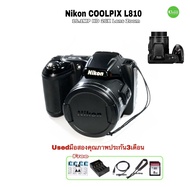 Nikon COOLPIX L810 16.1MP HD Digital Camera compact 26X Zoom Lens กล้องดิจิตอลคอมแพค ซูมไกล usedมือส