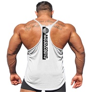 Summer Cotton Breathable Shirts Mens Bodybuilding Tank Tops Gym Fitness Bodybuilding Singlets Workou