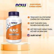 (full bill) Liver & lung detox pills NAC Now 600mg helps lower liver enzymes, supports expectoration