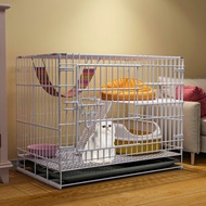 Cat Cage for Home Use, Indoor Cat Cage, Reinforced Single Layer Cat Cage, One-Level Cat House, Integ