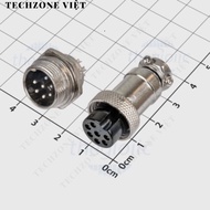 GX16-7P 7-Pin Straight Male-Female Round Connector Set TechZone Viet