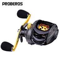 PROBEROS New Metal Casting Reel Bc 7.2:1 Gear Ratio 10kg Max Drag Ultralight Rell Bc Shallow Spool B