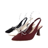 Elegant Slingback Ribbons Heels 7cm High - Genny Fiona - Ribbon Accessories 0235005