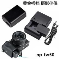 適用 索尼DSC-RX10 M2 RX10M3 RX10M4長焦相機NP-FW50電池+充電器