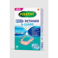 Polident pro retainer and guard 36s Free 2s 保利腾牙套清洁药丸 pembersih retainer [exp 12/2023]