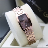 JAM TANGAN WANITA ORIGINAL ALEXANDRE CHRISTIE  ROSEGOLD DIAL BROWN AC 2455 / AC2455 / 2455 / AC 2454 / AC2455 / 2454 / AC 2980  