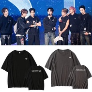 Got7 t-shirt Kaos Kpop GOT7 NEST FEST Printed GraphicTee 100% Cotton Korean Style Tops Round Neck Sh