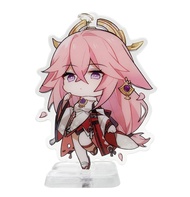 Genshin Impact Cute Acrylic Keychain Figure (Yae Miko)