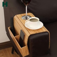 Homyl Couch Cup Holder Bedside Holder Wooden Drinks Glasses Bedroom Couch Magazine