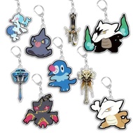 For Pokemon Elf Qikchu Bergmite Shuppet Cubone Shiny Cubone Acrylic Selfmade Cute Cartoon Anime Keyc