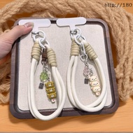 LEFT 1Pcs Kawaii Anime Keychain Accessories Ins Korea Y2K Cute Bear Phone Pendant For Phone 17Promax