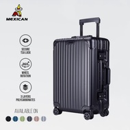 Mexican Suitcase Type 976 Aluminum 24/22 Inch PC Germany Luggage Suitcase And 20 Inch Cabin Suitcase