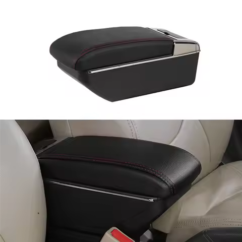 For Hyundai SOLARIS Armrest Box For Hyundai Accent RB Solaris Verna 2011-2016 Car Armrest Storage Bo