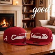 Baseball Cap,Men's New Era Crimson Alabama Crimson Tide Team Script 9FIFTY Snapback Hatmulti-color e