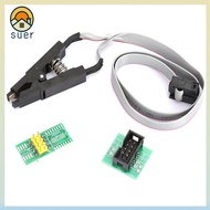 SUERHD Flash Chip IC Test Clip Adapter, for BIOS/24/25/93 SOIC 8 / SOP8 Clip SOIC8 SOP8 Flash Chip I