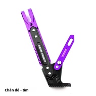 Có Thể Điều Chỉnh Kim Loại CNC Chân Đế Đá Bên Đứng Cho Kawasaki Z1000 Z900 2010-2013 Phụ Cho Xe Máy