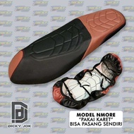 Cover Jok Pelindung Jok Motor Model Nmore (Pakai Karet) #VarioBeatScoopyPcxNmaxAerox