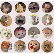 pin button cat meme 44mm vol 1 | Y2k pin funky retro vintage aesthetic y2k pin badge