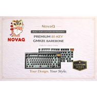 NovaQ GMK81 Premium 81-Key Mechanical Keyboard Barebone | Custom Build Support