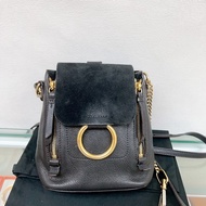 Chloe faye mini backpack 黑色迷你背包